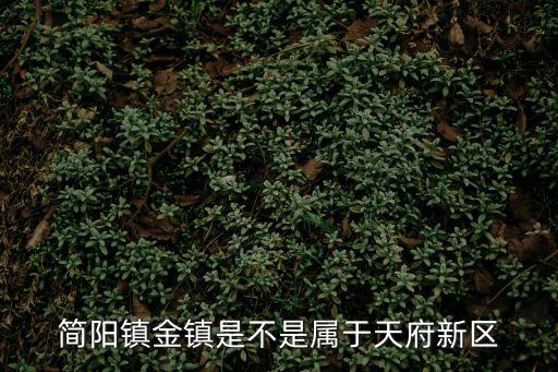 簡陽鎮(zhèn)金鎮(zhèn)是不是屬于天府新區(qū)