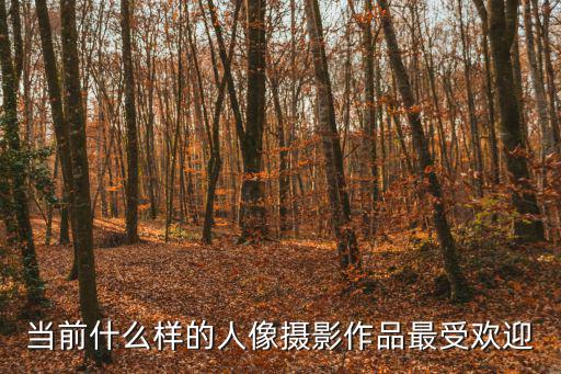 當(dāng)前什么樣的人像攝影作品最受歡迎