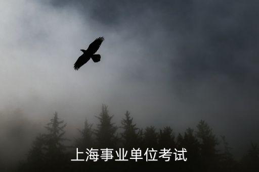 上海事業單位考試
