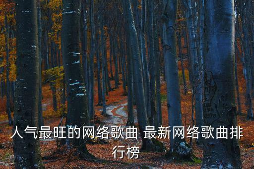 人氣最旺的網(wǎng)絡(luò)歌曲 最新網(wǎng)絡(luò)歌曲排行榜