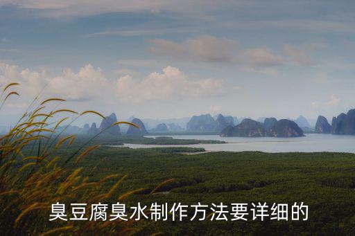 秘制臭豆腐,豆腐放入鹵汁中發酵就是臭豆腐