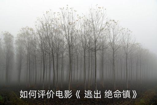 逃出絕命鎮劇情解析
