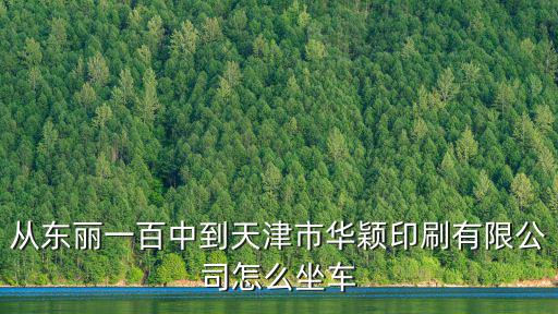 天津市華穎印刷有限公司，從東麗一百中到天津市華穎印刷有限公司怎么坐車
