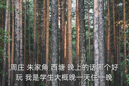 朱家角古鎮(zhèn)民宿推薦，朱家角 烏鎮(zhèn)哪個(gè)好
