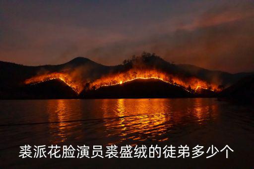 裘派花臉演員裘盛絨的徒弟多少個(gè)