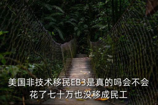 美國非技術(shù)移民EB3是真的嗎會不會花了七十萬也沒移成民工