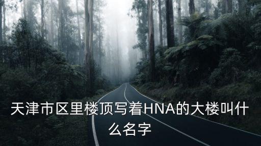 天津市區(qū)里樓頂寫(xiě)著HNA的大樓叫什么名字