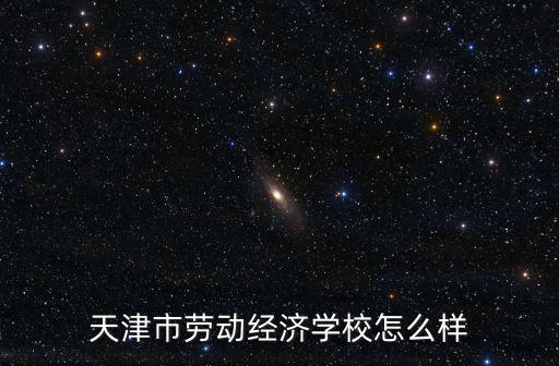 天津市勞動(dòng)經(jīng)濟(jì)學(xué)校怎么樣