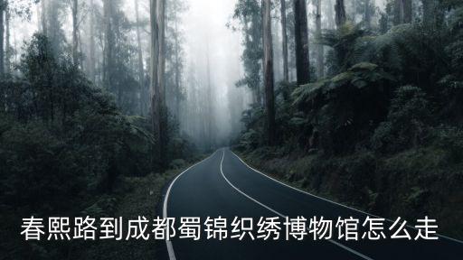 成都市錦繡橋濱河路186號，春熙路到成都蜀錦織繡博物館怎么走
