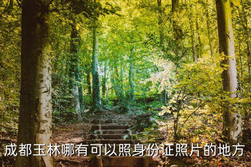成都玉林哪有可以照身份證照片的地方