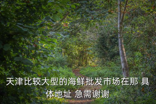天津比較大型的海鮮批發(fā)市場在那 具體地址 急需謝謝