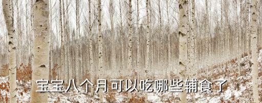 八個月寶寶輔食，寶寶八個月可以吃哪些輔食了