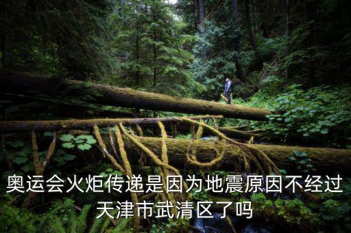 奧運會火炬傳遞是因為地震原因不經過天津市武清區了嗎
