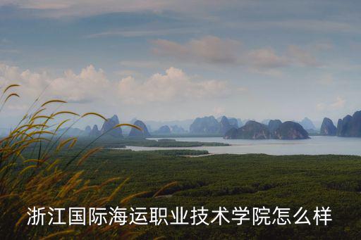 浙江國際海運職業技術學院怎么樣