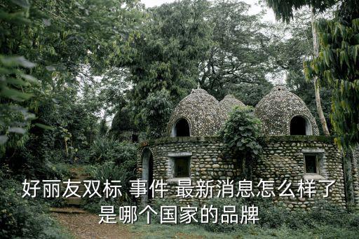 好麗友雙標(biāo) 事件 最新消息怎么樣了是哪個(gè)國家的品牌