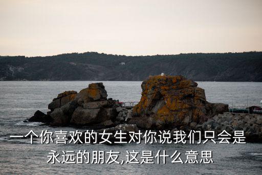 一個你喜歡的女生對你說我們只會是 永遠的朋友,這是什么意思