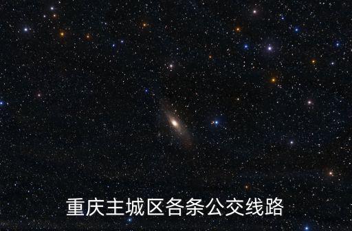 重慶市主城區公交，重慶主城的公交線路問題