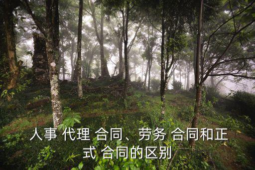 人事代理合同,非全日制工作的勞動(dòng)者可訂立勞動(dòng)合同合同