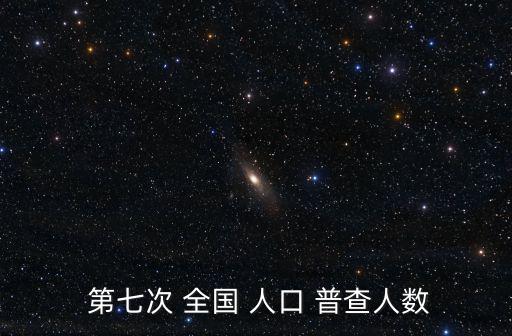  第七次 全國(guó) 人口 普查人數(shù)