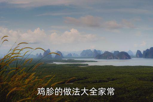 雞胗的做法大全家常
