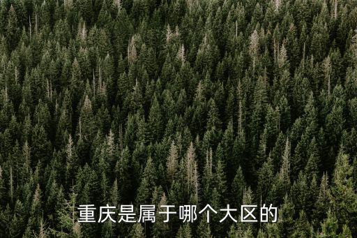 重慶是屬于哪個(gè)大區(qū)的