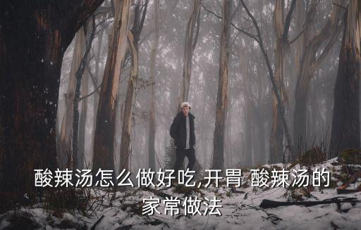  酸辣湯怎么做好吃,開胃 酸辣湯的 家常做法