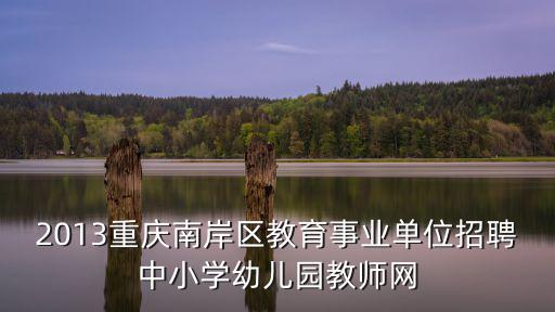 2013重慶南岸區教育事業單位招聘中小學幼兒園教師網