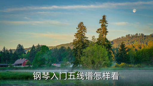 鋼琴五線譜怎么看，五線譜怎么看