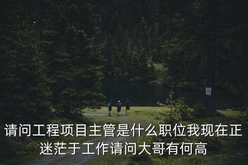 項目主管，請問工程項目主管是什么職位我現(xiàn)在正迷茫于工作請問大哥有何高