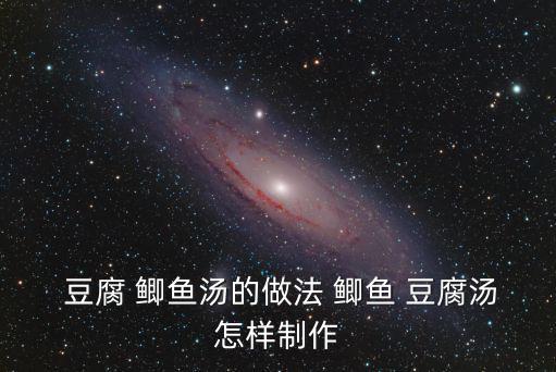  豆腐 鯽魚湯的做法 鯽魚 豆腐湯怎樣制作