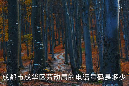 成都市成華區(qū)勞動(dòng)局的電話號碼是多少