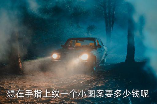想在手指上紋一個小圖案要多少錢呢