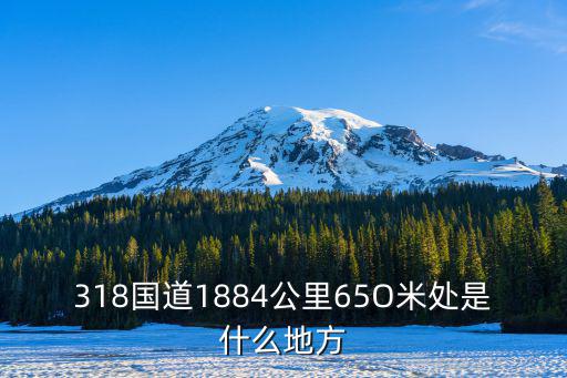 318國道1884公里65O米處是什么地方