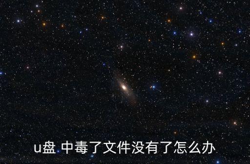 u盤 中毒了文件沒有了怎么辦