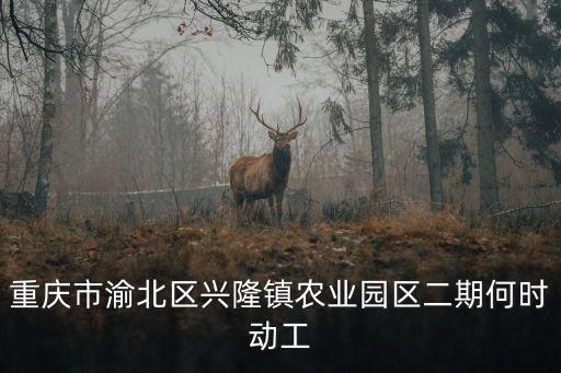 重慶市渝北區興隆鎮農業園區二期何時動工