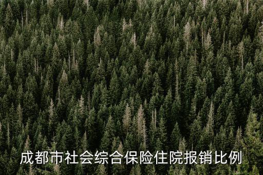 成都市社會(huì)綜合保險(xiǎn)住院報(bào)銷比例