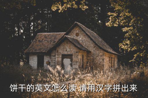 餅干的英文怎么讀 請用漢字拼出來