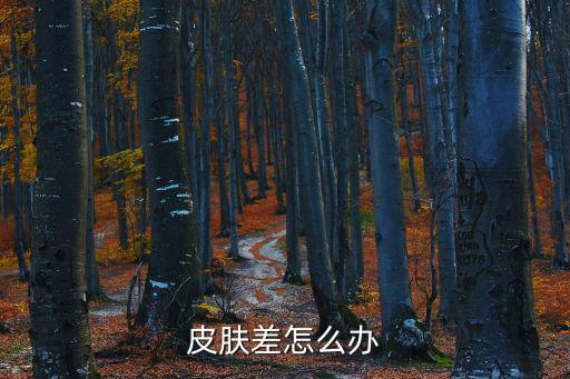 皮膚差，皮膚差怎么辦