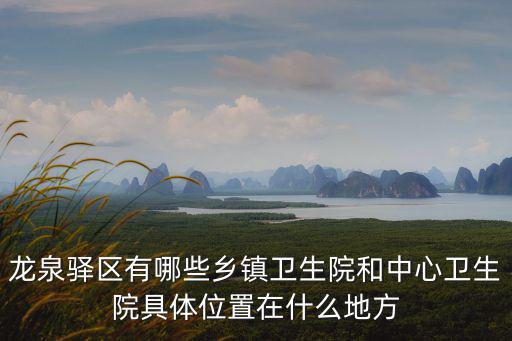 龍泉驛區有哪些鄉鎮衛生院和中心衛生院具體位置在什么地方