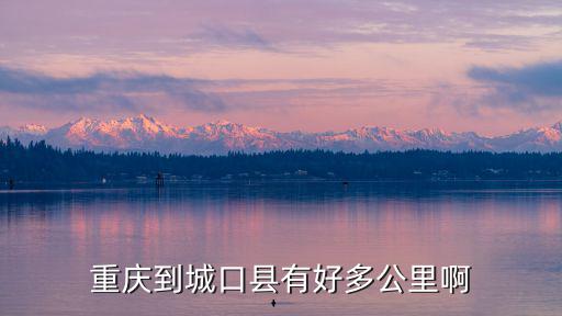 重慶到城口縣有好多公里啊