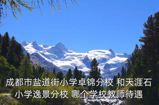 成都市鹽道街小學卓錦校長，抗震小英雄林浩現就讀學校
