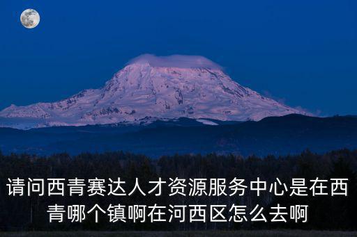 請(qǐng)問(wèn)西青賽達(dá)人才資源服務(wù)中心是在西青哪個(gè)鎮(zhèn)啊在河西區(qū)怎么去啊