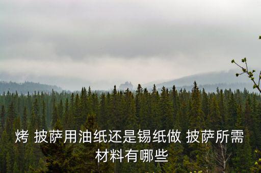 烤 披薩用油紙還是錫紙做 披薩所需 材料有哪些