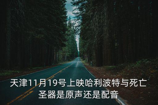 天津市和老總聚餐原聲作品，天津11月19號上映哈利波特與死亡圣器是原聲還是配音