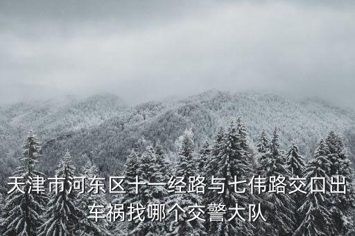 天津市河東區(qū)十一經(jīng)路與七偉路交口出車禍找哪個交警大隊