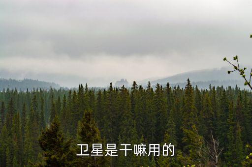 衛(wèi)星是干嘛用的