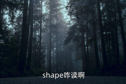  shape咋讀啊