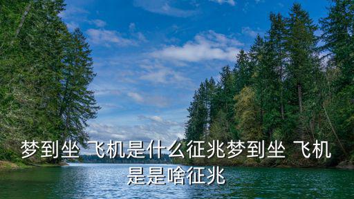 夢見坐飛機是什么意思