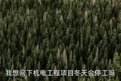 我想問下機電工程項目冬天會停工嗎