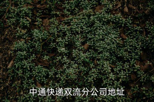 中通快遞雙流分公司地址